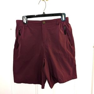 Pudolla hiking shorts women maroon sz M
